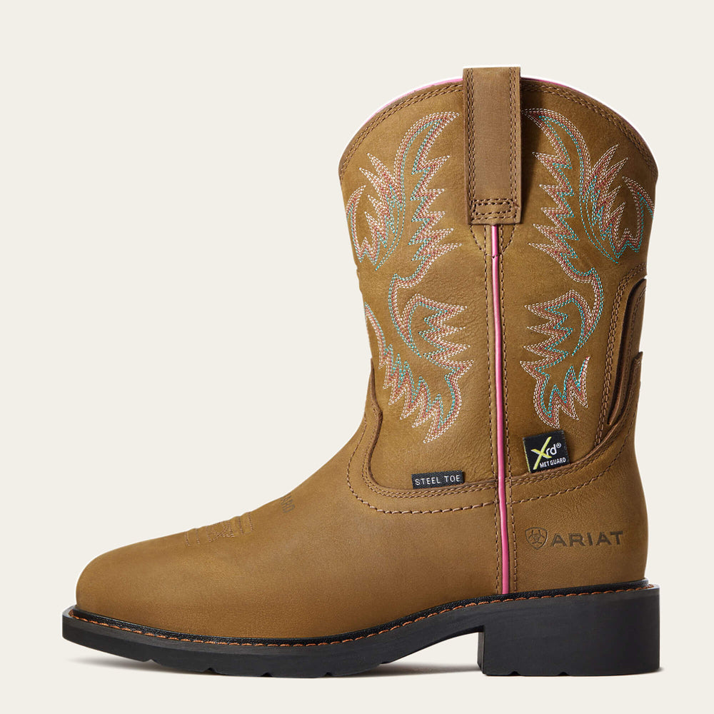 Women Krista MetGuard Steel Toe Work Boot | Ariat on sale