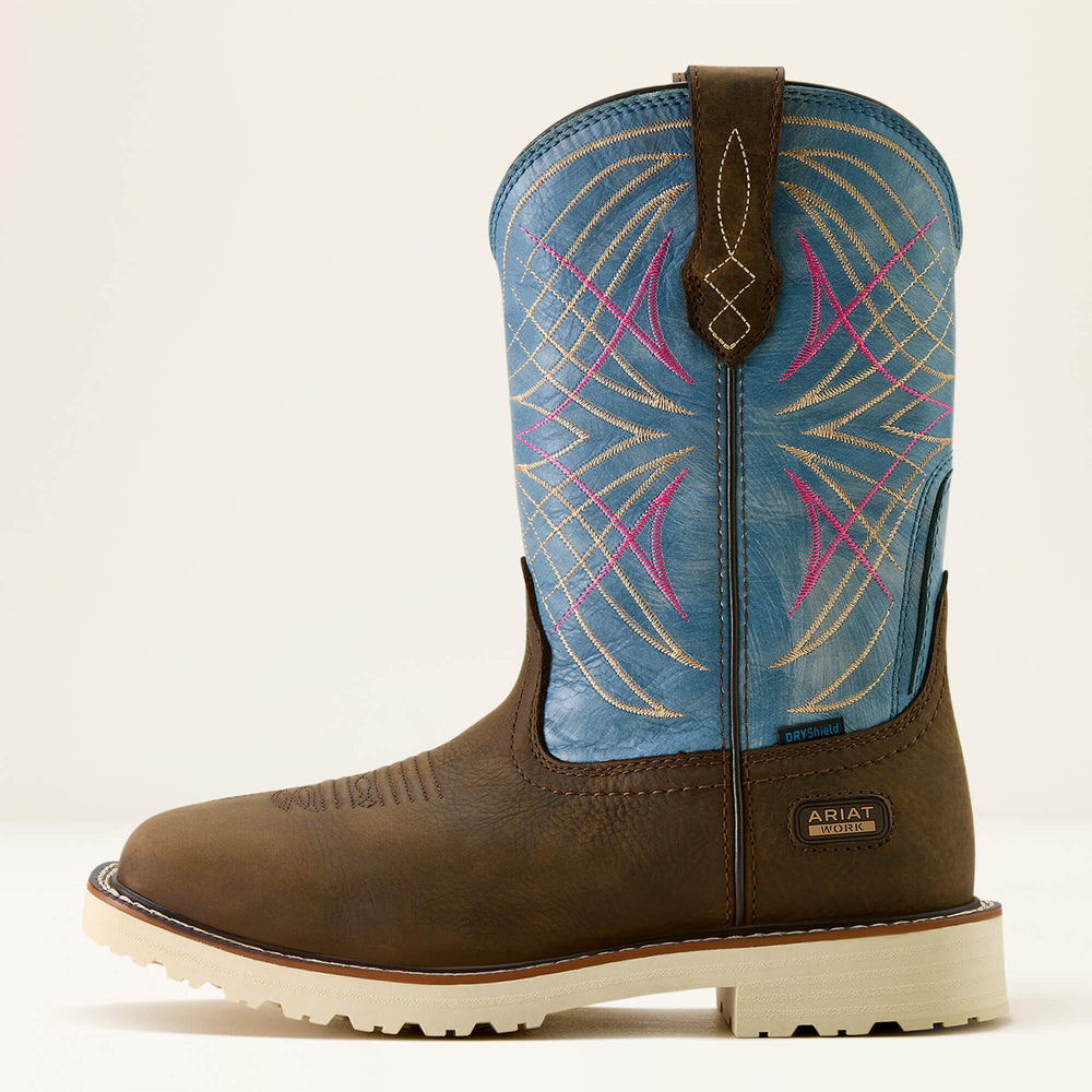 Women Activator Waterproof Wide Square Toe Work Boot | Ariat
