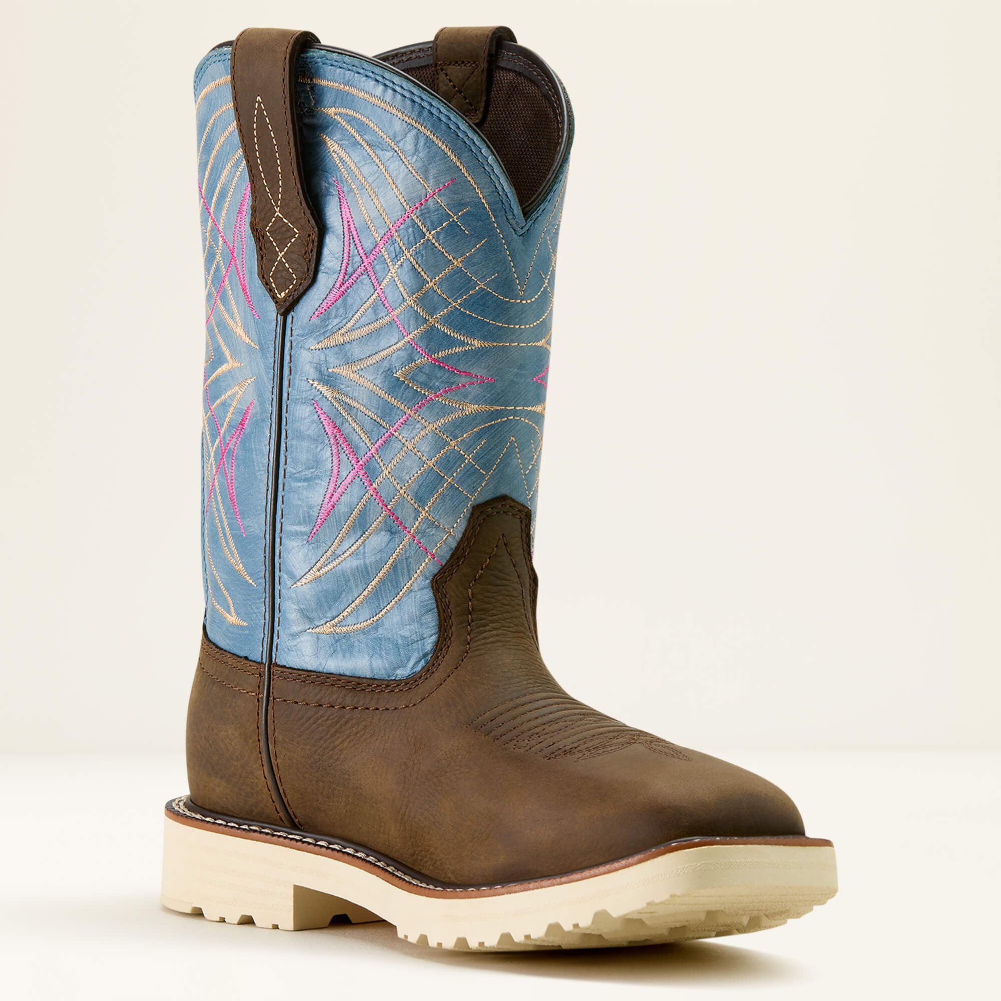 Women Activator Waterproof Wide Square Toe Work Boot | Ariat