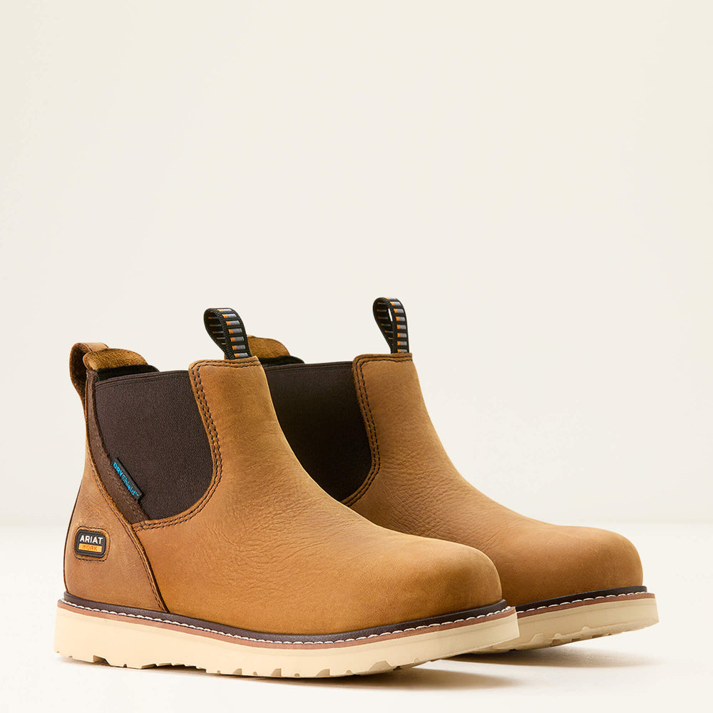 Women Rebar Wedge Chelsea Waterproof Work Boot | Ariat Discount