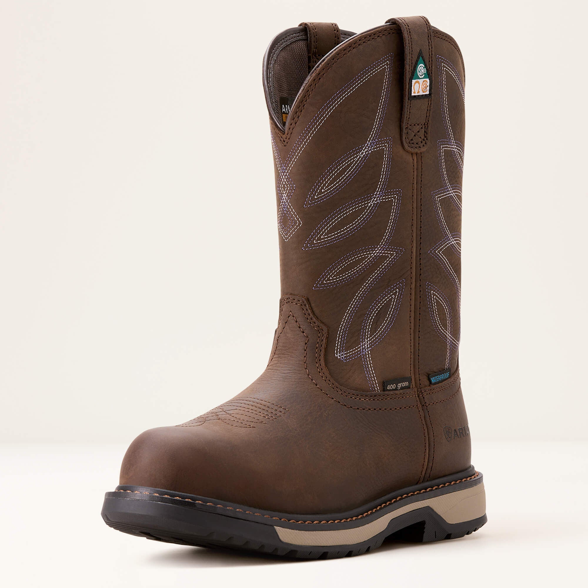 Women Riveter CSA Glacier Grip Waterproof 400g Composite Toe Work Boot | Ariat for sale