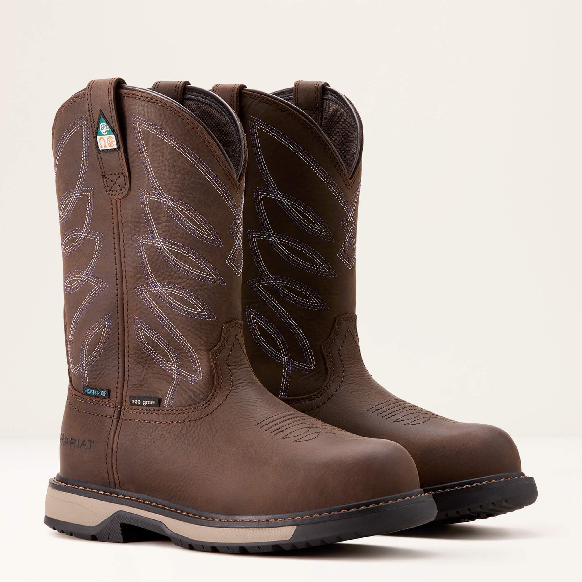 Women Riveter CSA Glacier Grip Waterproof 400g Composite Toe Work Boot | Ariat for sale