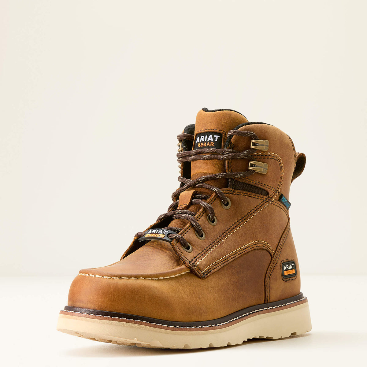 Women Rebar Wedge Moc Toe Waterproof Work Boot | Ariat Online