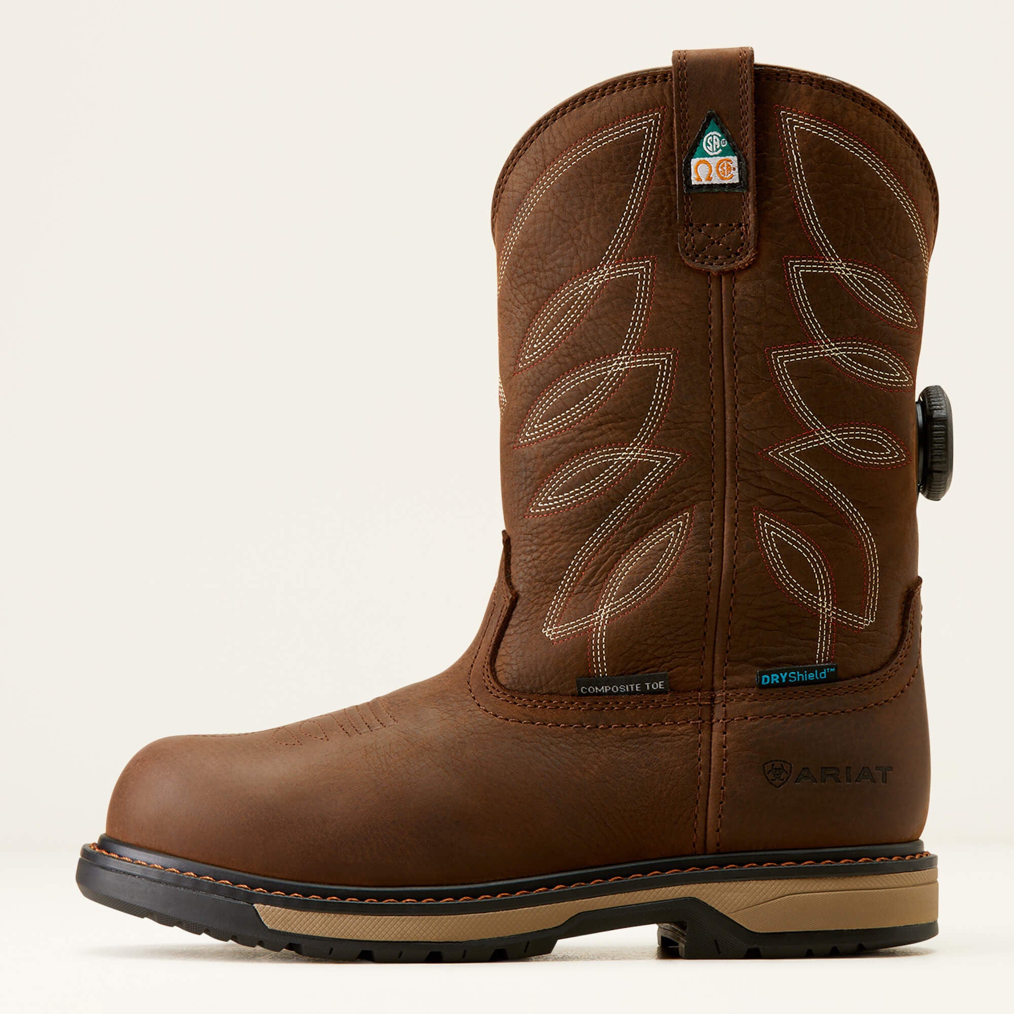 Women Riveter Pull-On BOA CSA Waterproof Composite Toe Work Boot | Ariat