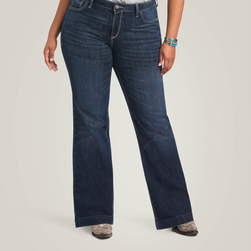 Women|Trends Trouser Perfect Rise Aisha Wide Leg Jean | Ariat on sale