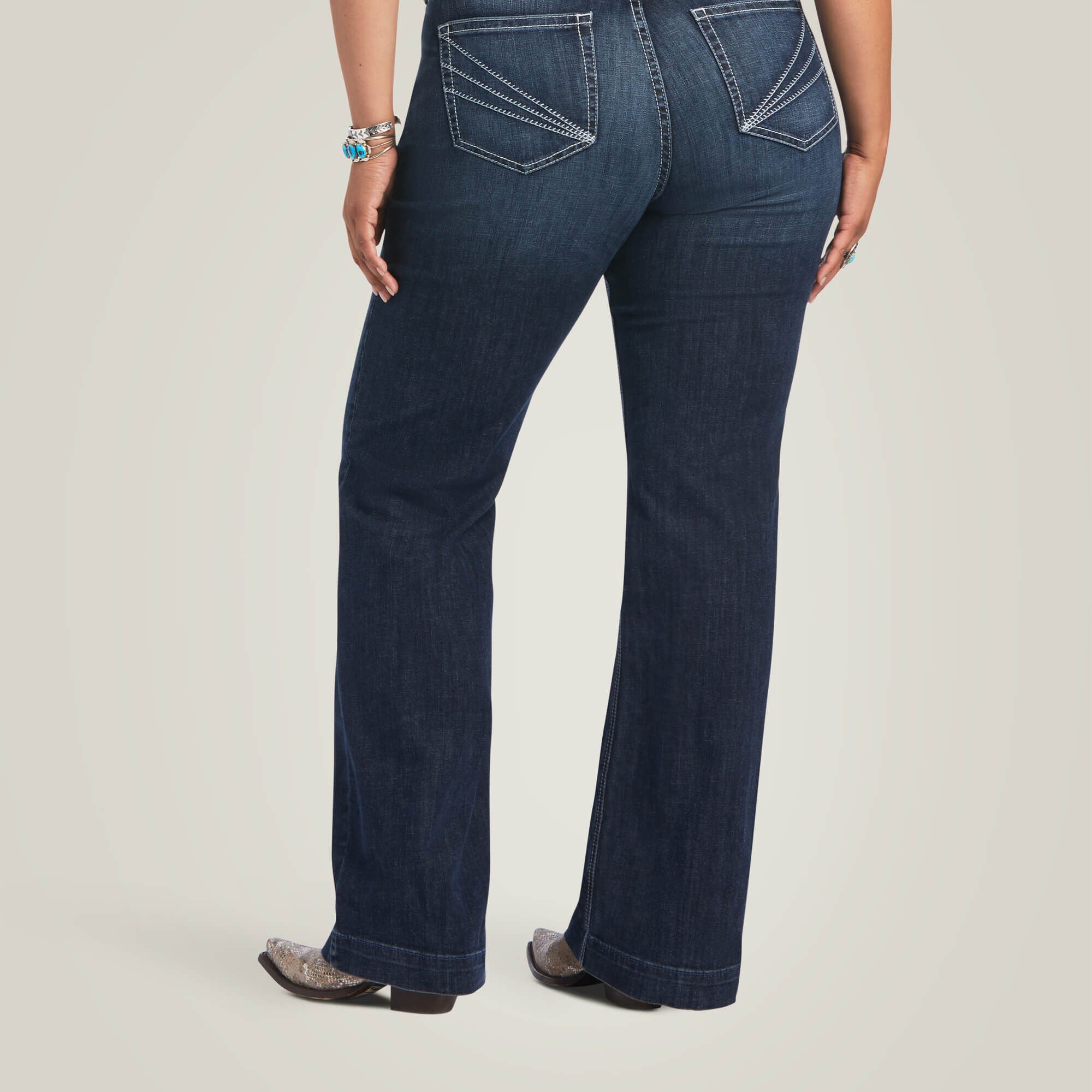 Women|Trends Trouser Perfect Rise Aisha Wide Leg Jean | Ariat on sale