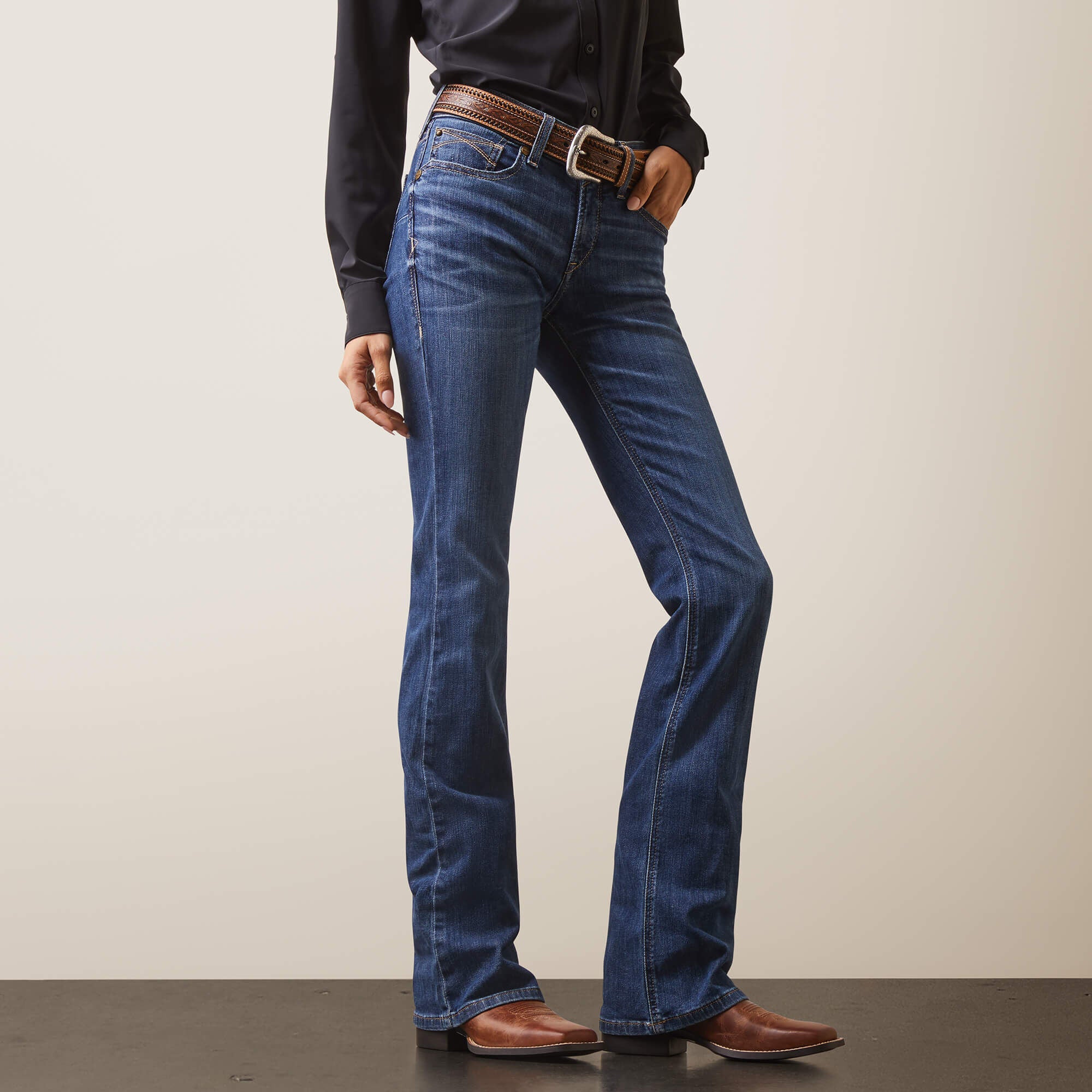 Women|Trends R.E.A.L. Perfect Rise Leila Boot Cut Jean | Ariat us