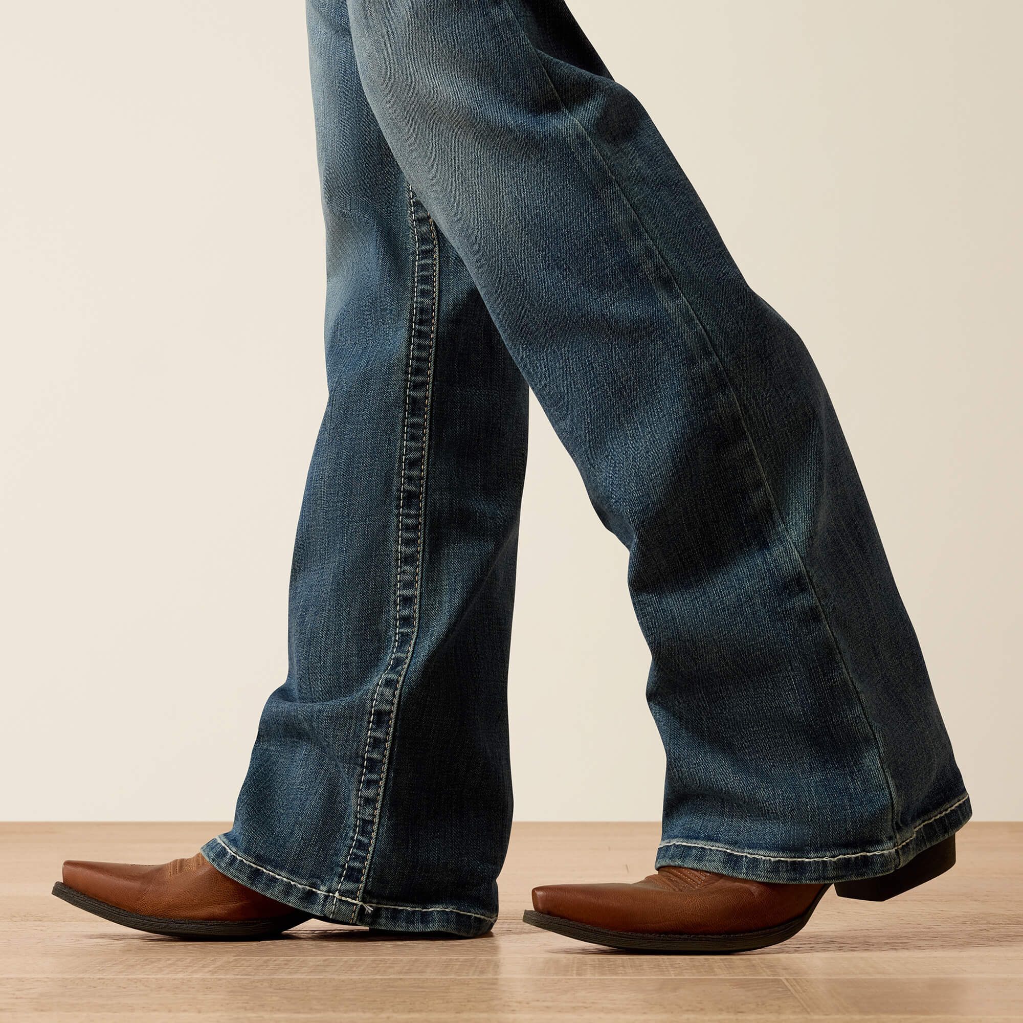 Women|Trends R.E.A.L. Mid Rise Stretch Whipstitch Boot Cut Jean | Ariat near me