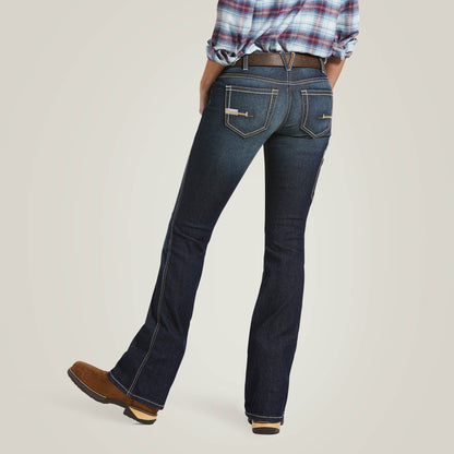 Women Rebar Mid Rise DuraStretch Riveter Boot Cut Jean | Ariat on sale