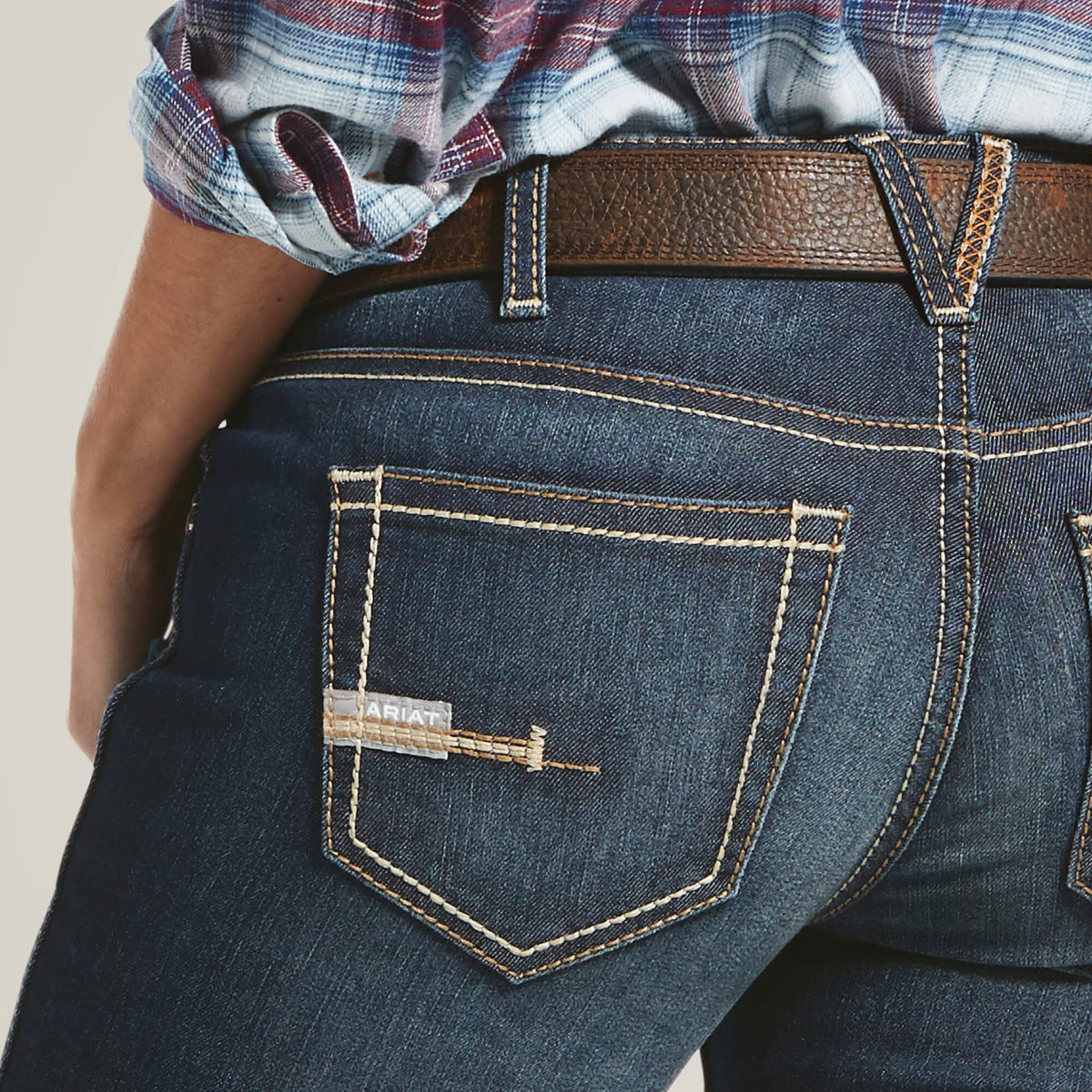 Women Rebar Mid Rise DuraStretch Riveter Boot Cut Jean | Ariat on sale