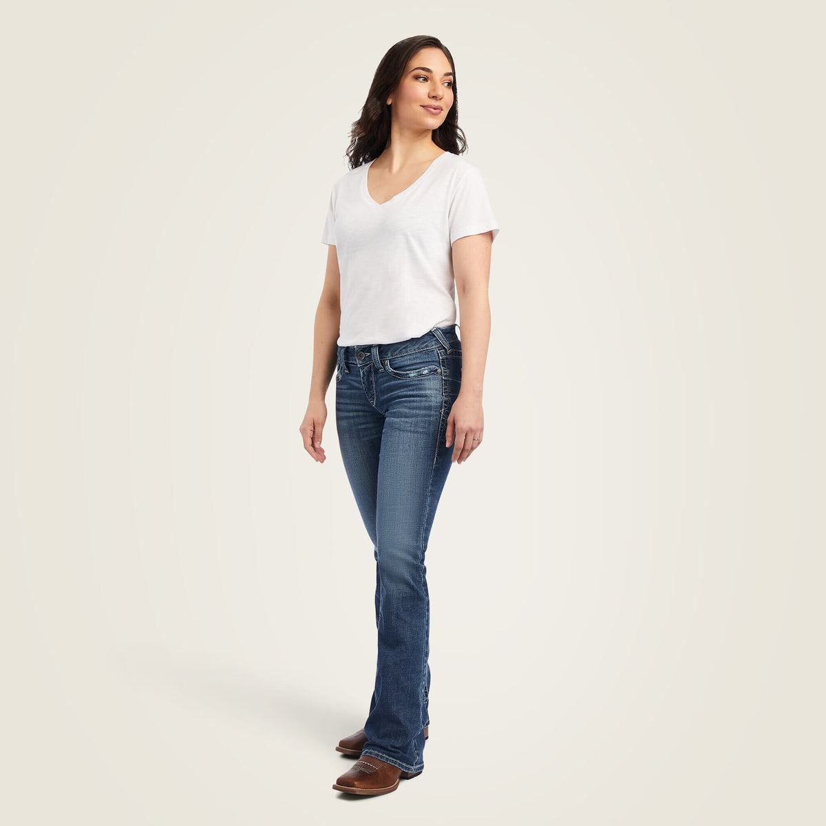 Women R.E.A.L. Mid Rise Raquel Boot Cut Jean | Ariat Outlet