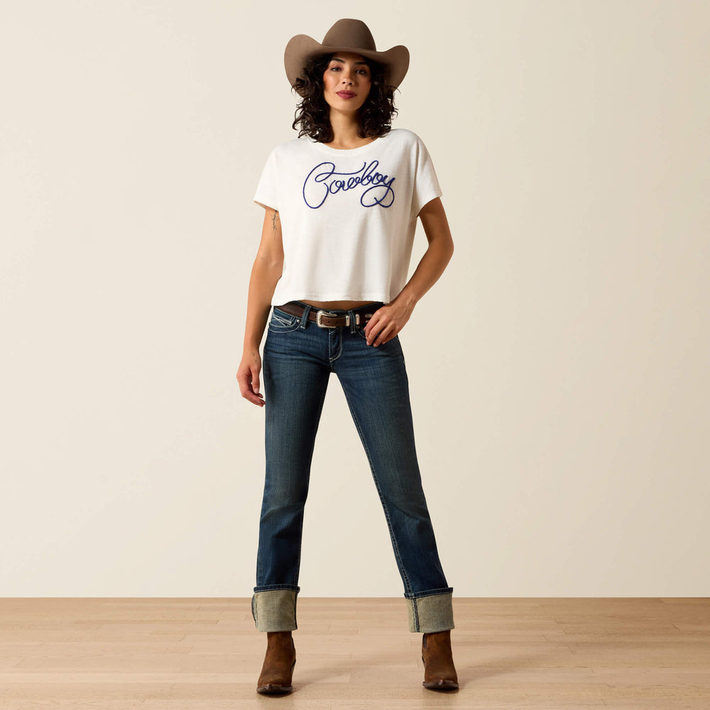 Women|Trends R.E.A.L. Mid Rise Stretch Icon Stackable Straight Leg Jean | Ariat Discount