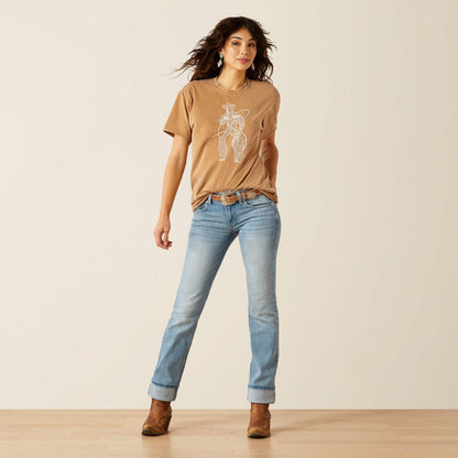 Women Mid Rise Alessia Straight Leg Jean | Ariat near me