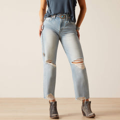 Women|Trends Ultra High Rise Tomboy Straight Jean | Ariat Online