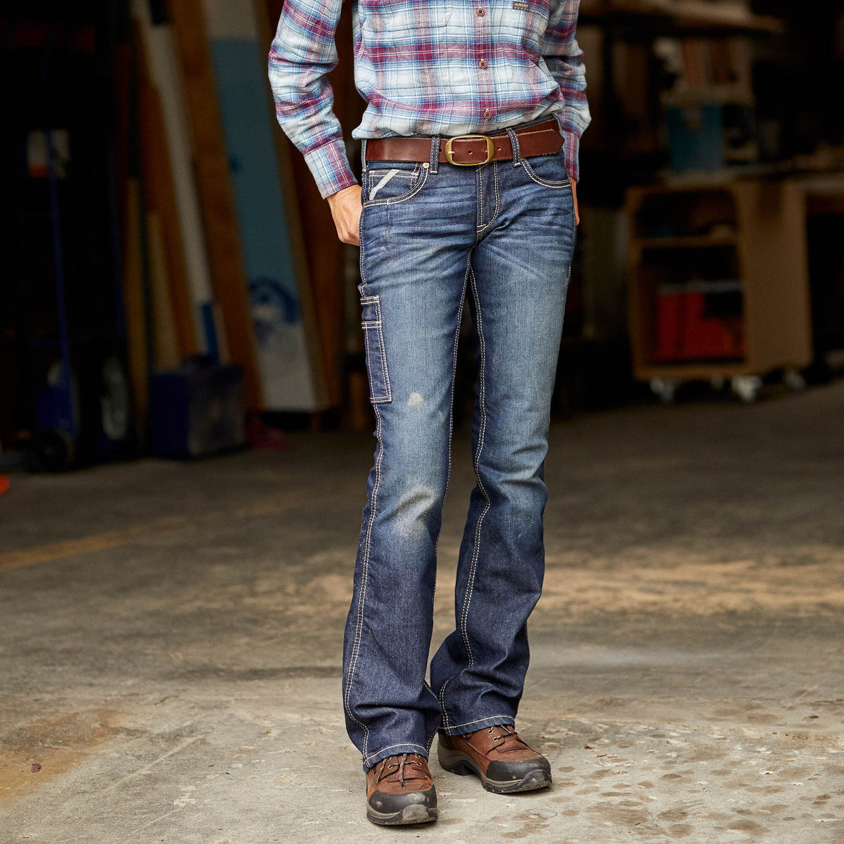 Women Rebar DuraStretch Riveter Straight Leg Jean | Ariat on sale