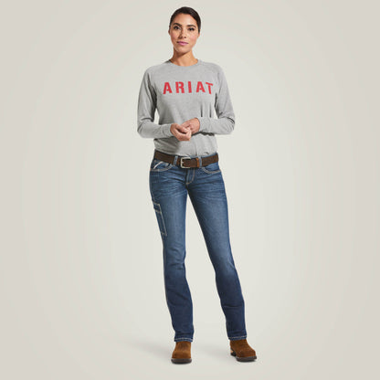 Women Rebar DuraStretch Riveter Straight Leg Jean | Ariat on sale