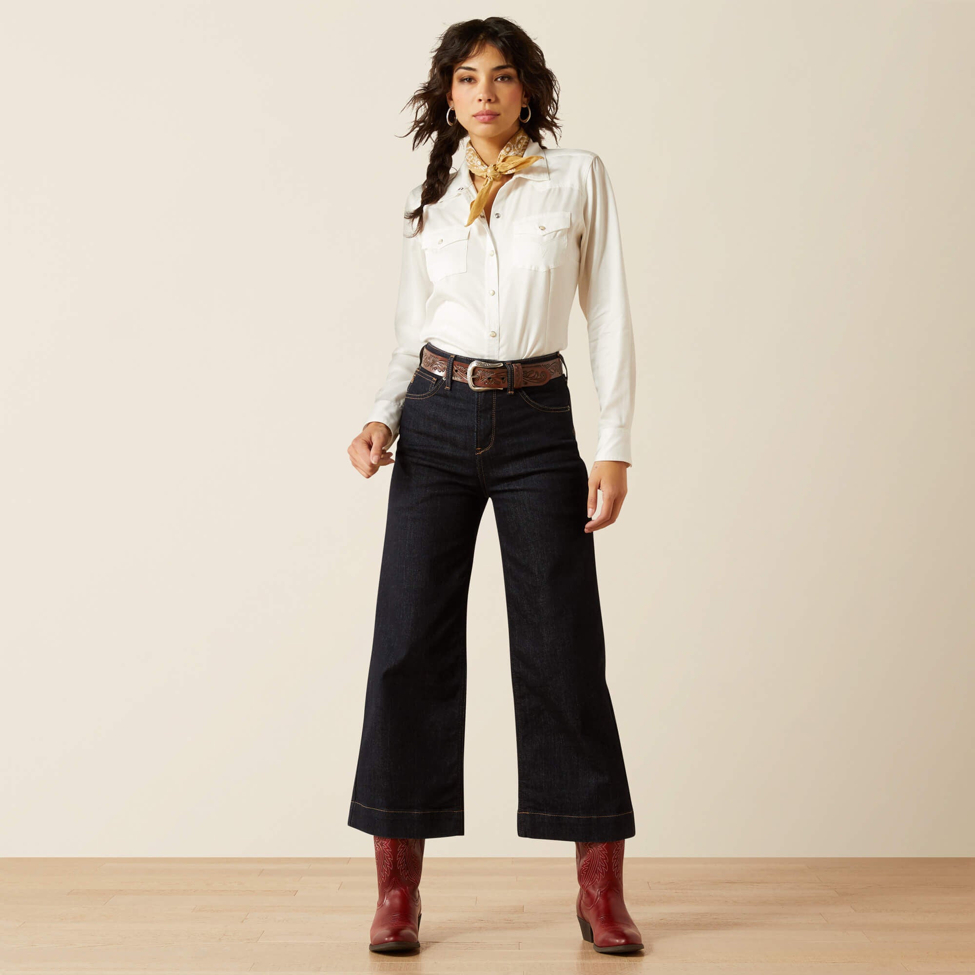 Women|Trends Ultra High Rise Countryside Wide Leg Jean | Ariat for sale
