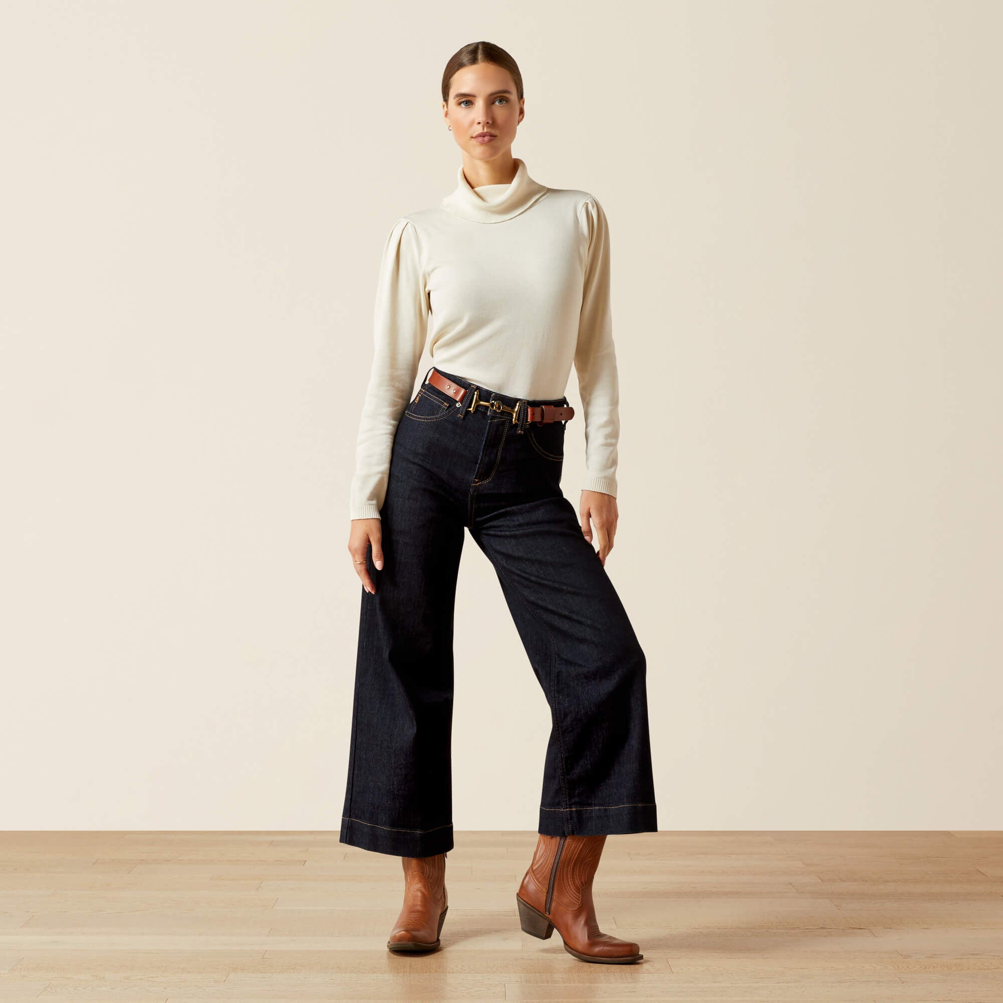 Women|Trends Ultra High Rise Countryside Wide Leg Jean | Ariat for sale