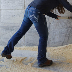 Women|Trends R.E.A.L. Mid Rise Stretch Whipstitch Boot Cut Jean | Ariat us