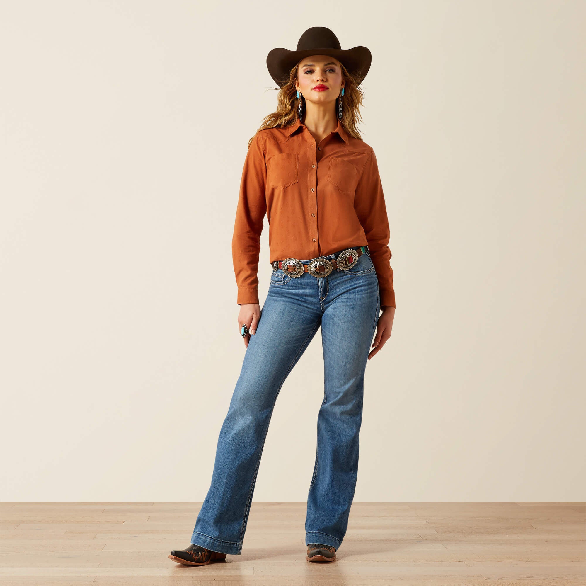 Women|Trends Perfect Rise Isabelle Wide Trouser Jeans | Ariat near me