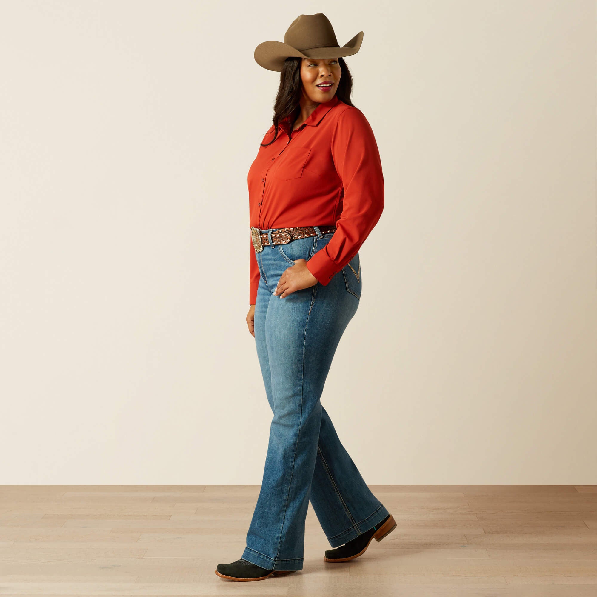 Women|Trends Perfect Rise Isabelle Wide Trouser Jeans | Ariat near me