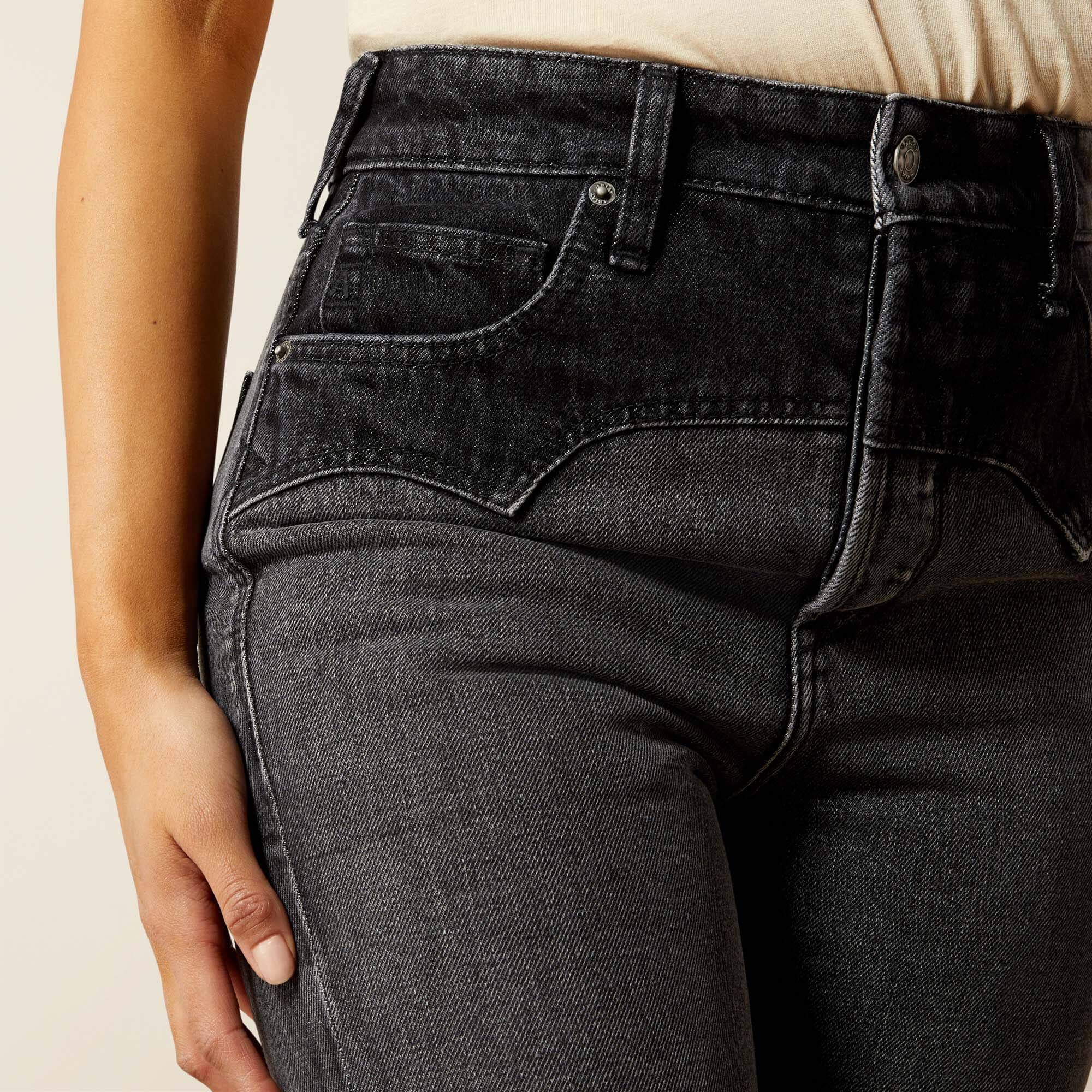 Women|Trends Ultra High Rise Cheyenne Yoke Tomboy Boot Cut Jean | Ariat on sale