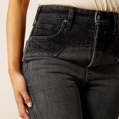 Women|Trends Ultra High Rise Cheyenne Yoke Tomboy Boot Cut Jean | Ariat on sale