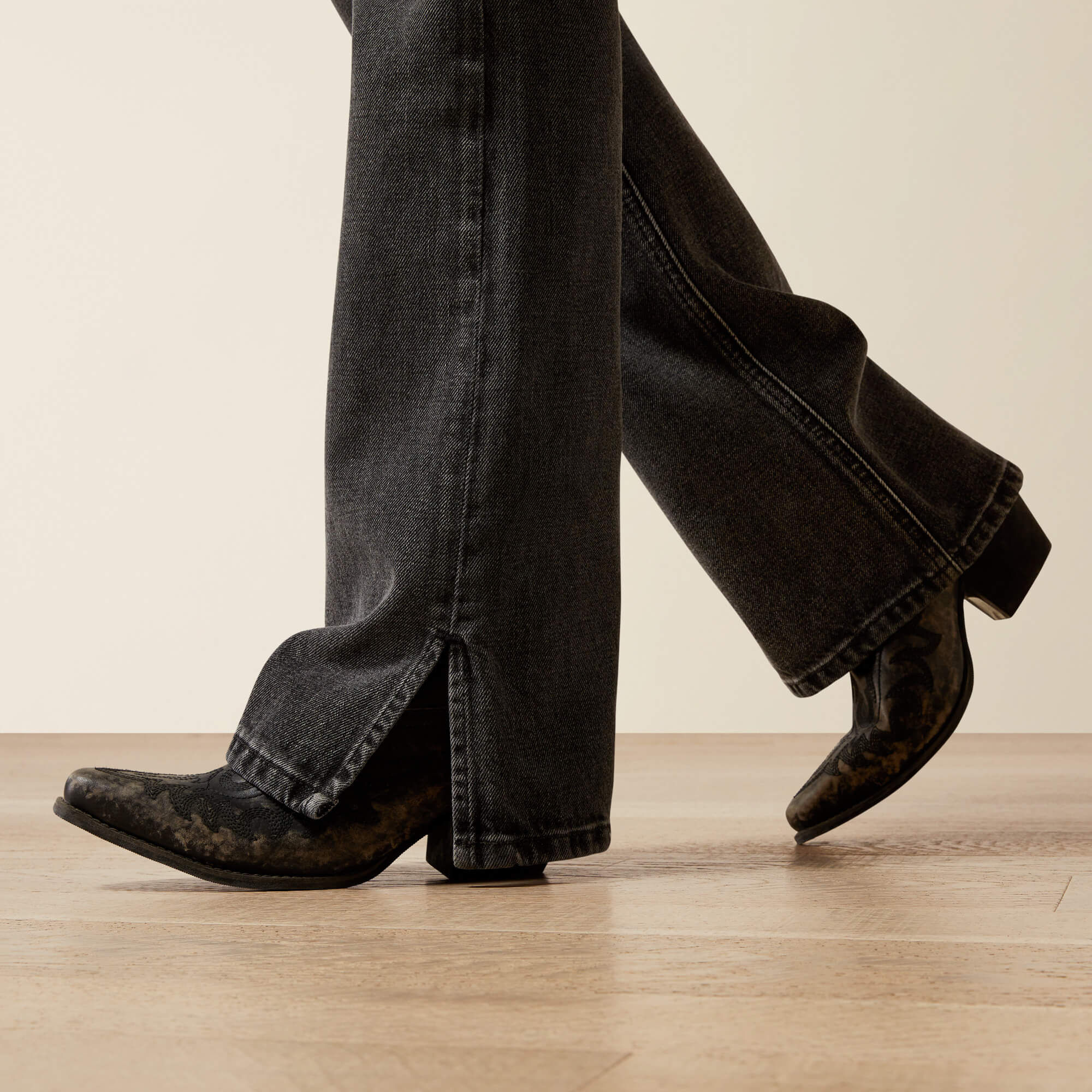 Women|Trends Ultra High Rise Cheyenne Yoke Tomboy Boot Cut Jean | Ariat on sale