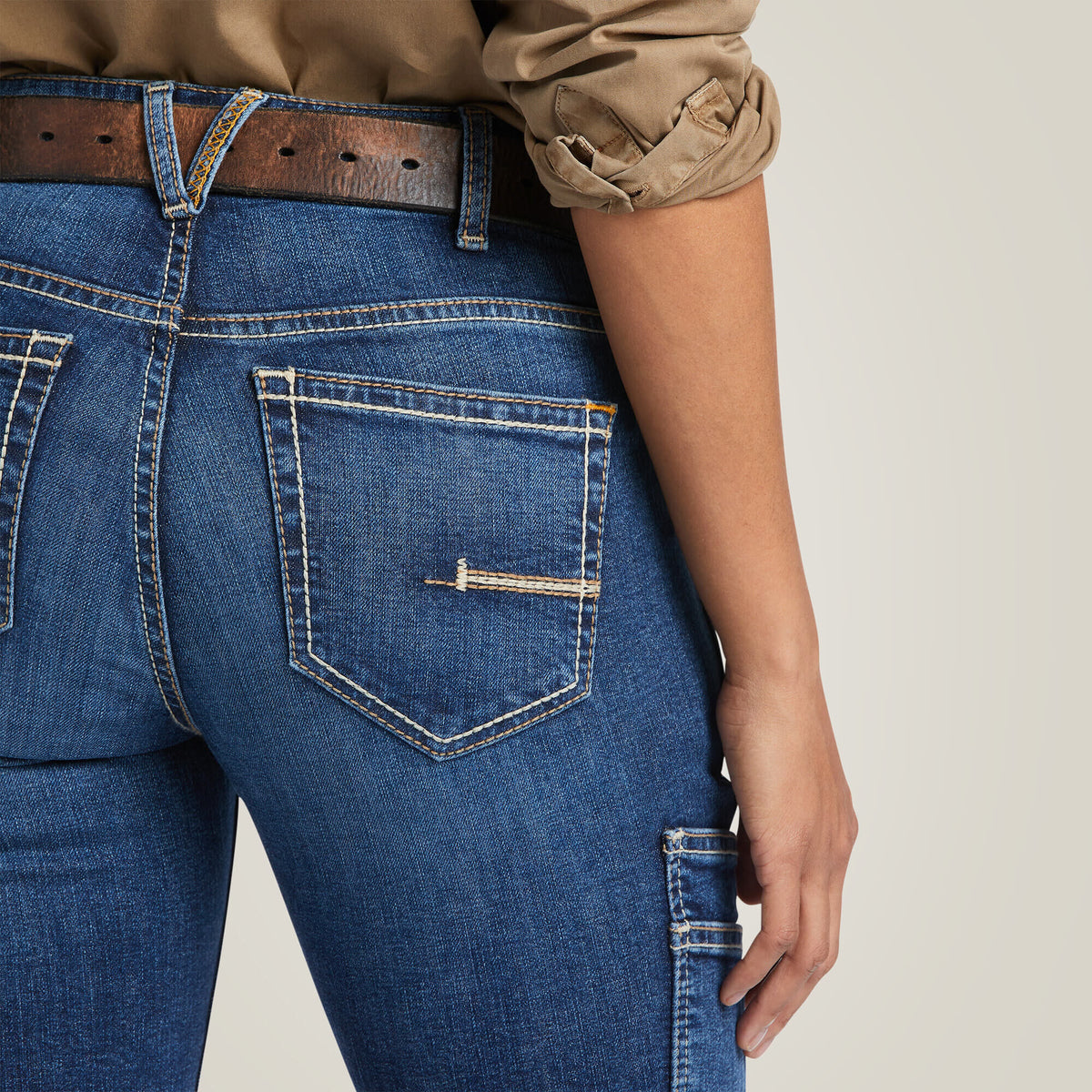 Women Rebar Work Flex Perfect Rise Riveter Boot Cut Jean | Ariat for sale