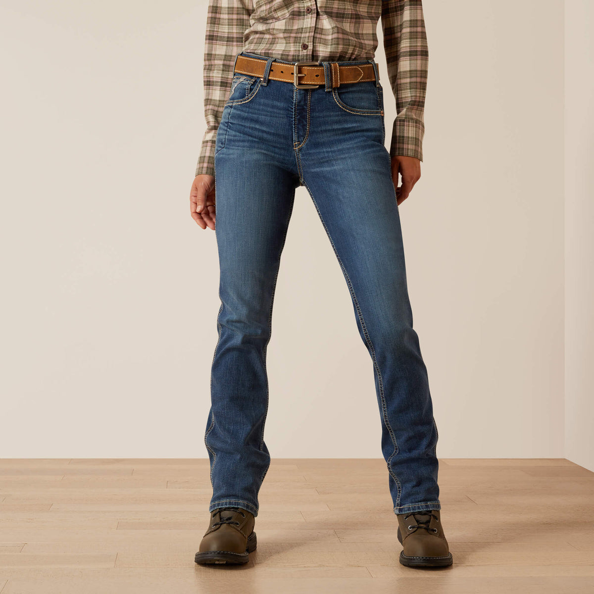 Women Rebar High Rise Riveter Straight Jean | Ariat Discount