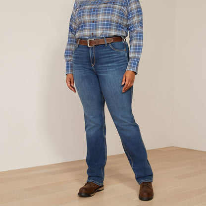Women Rebar High Rise Riveter Straight Jean | Ariat Discount