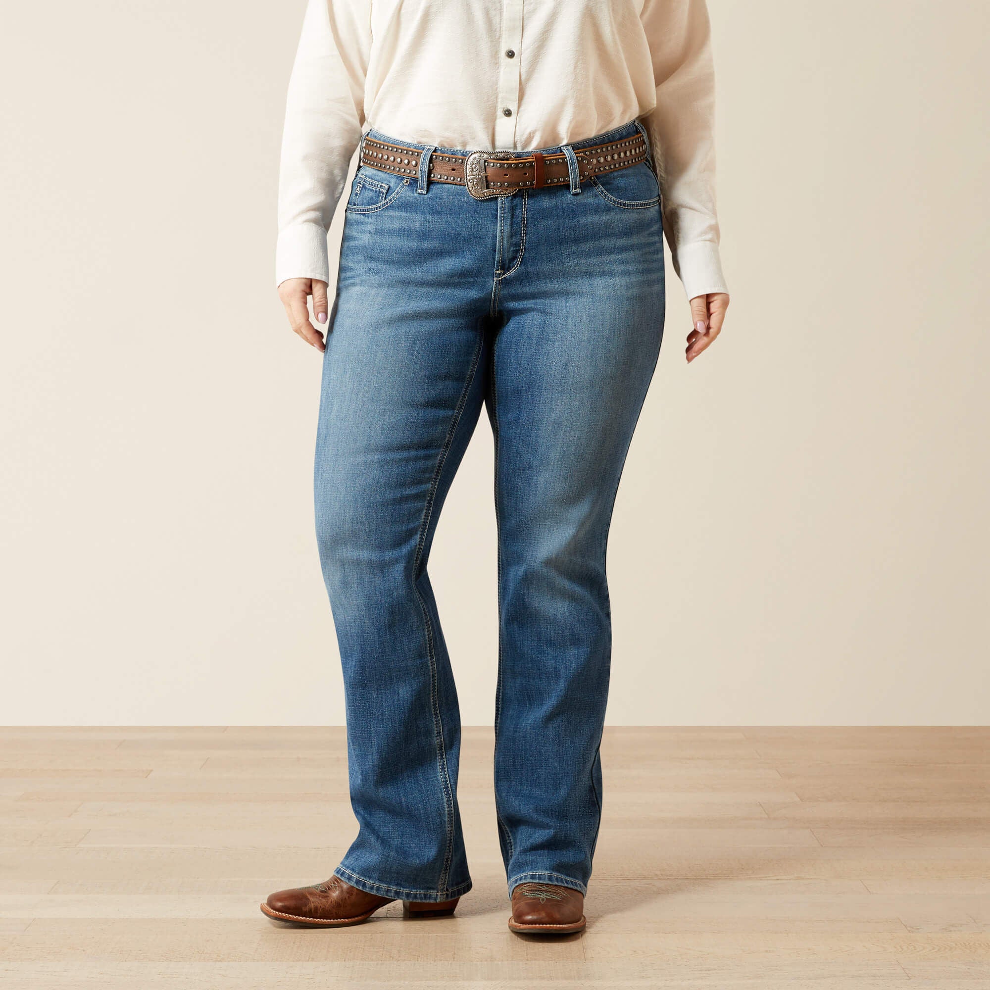 Women|Trends Mid Rise Aisha Boot Cut Jean | Ariat on sale