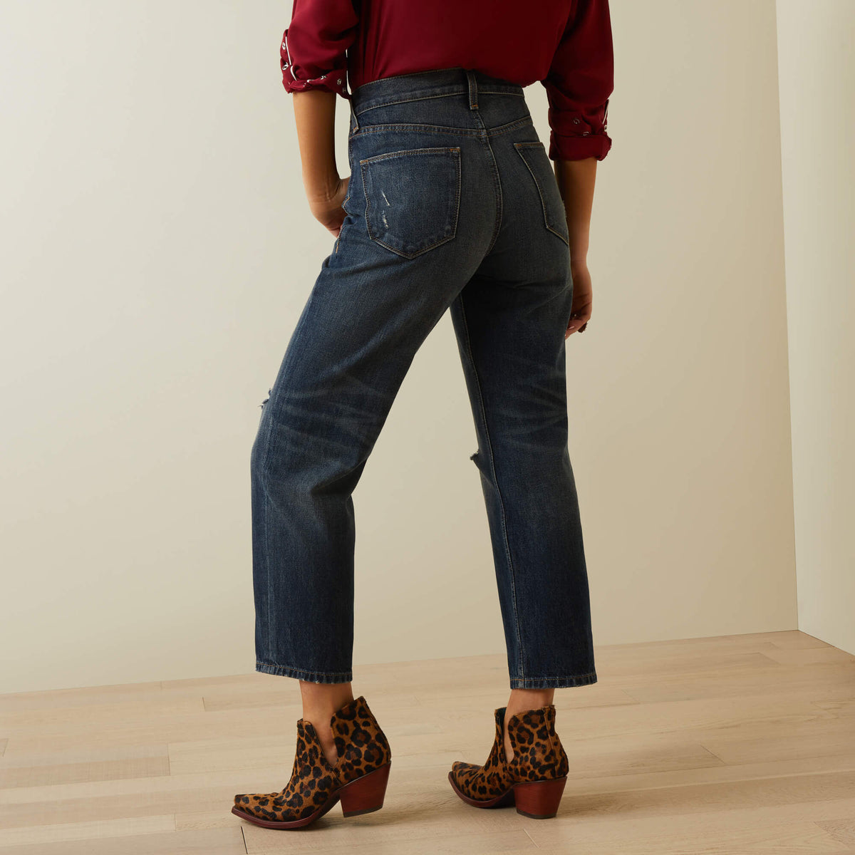 Women Ultra High Rise Tomboy Straight Jean | Ariat Discount