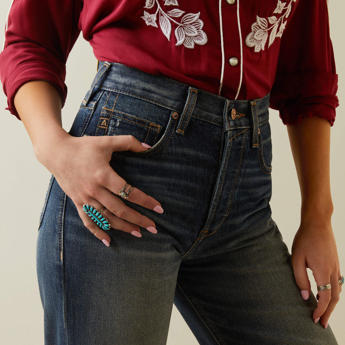 Women Ultra High Rise Tomboy Straight Jean | Ariat Discount