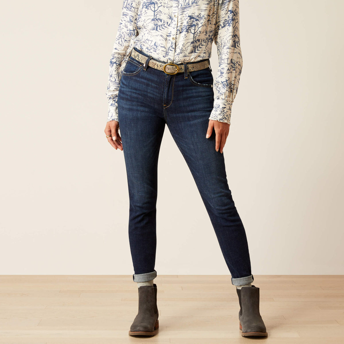 Women High Rise Bridle Skinny Jeans | Ariat near me