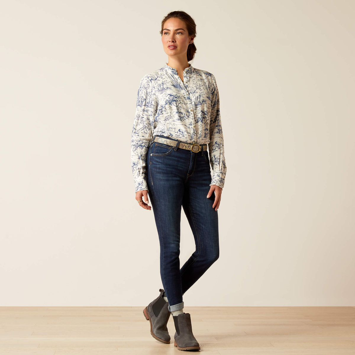 Women High Rise Bridle Skinny Jeans | Ariat near me