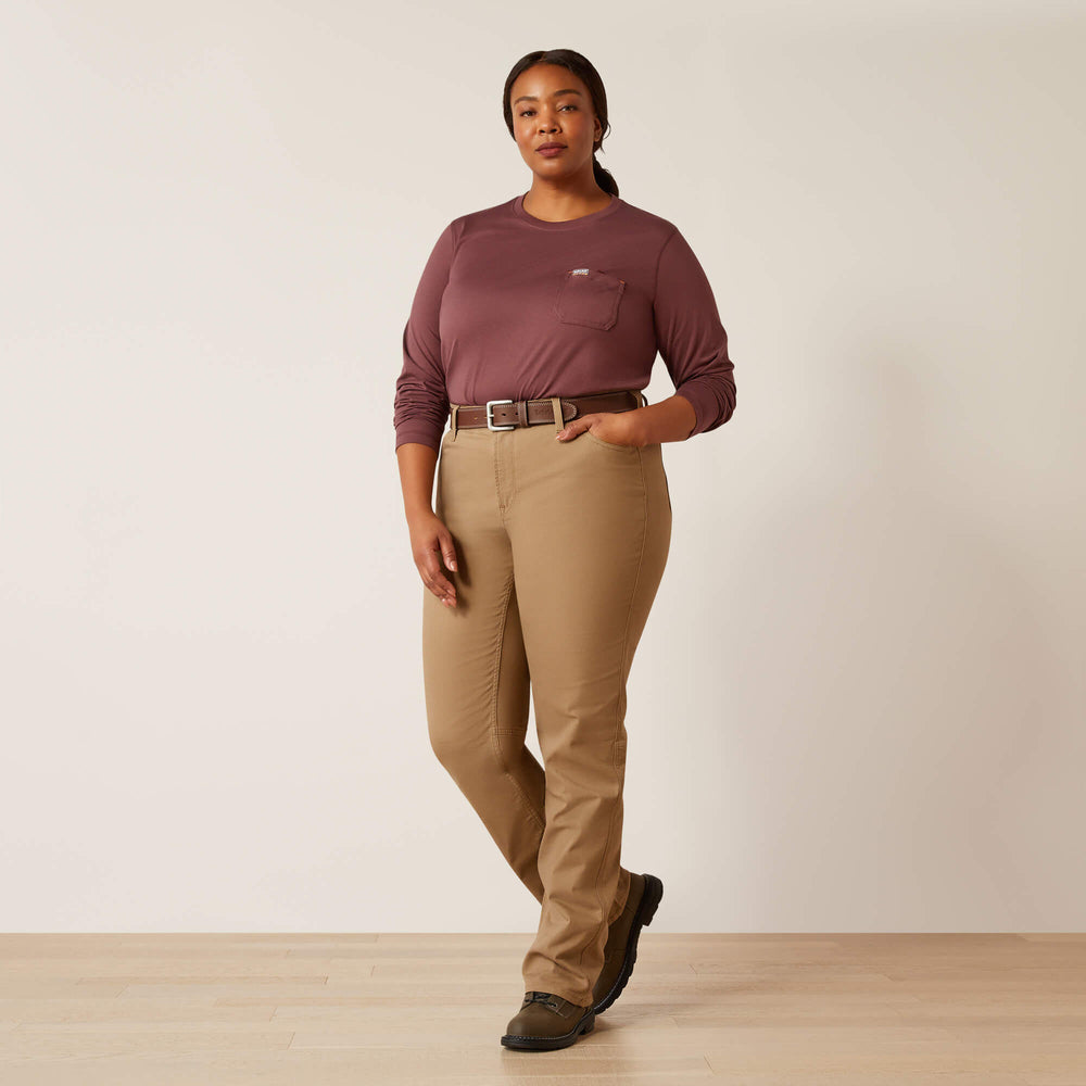 Women Rebar Perfect Rise Made Tough Straight Pant | Ariat