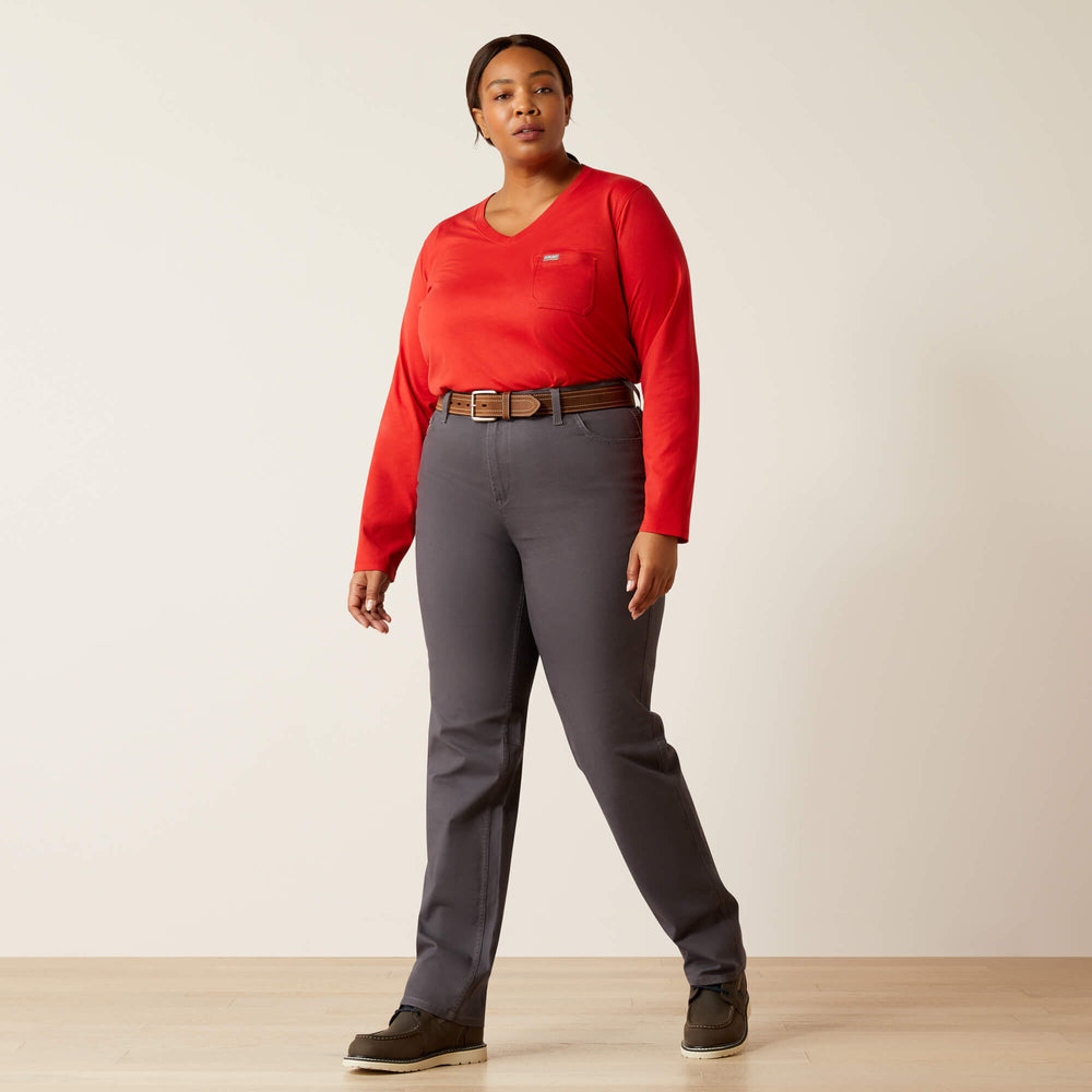 Women Rebar Perfect Rise Made Tough Straight Pant | Ariat Outlet