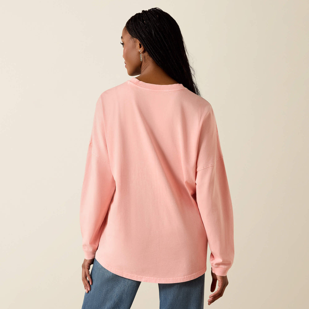 Women Canvas Oversized Long Sleeve T-Shirt | Ariat
