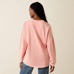 Women Canvas Oversized Long Sleeve T-Shirt | Ariat