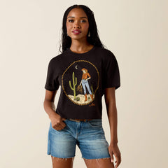 Women Ariat Night Sky Cowgirl T-Shirt | Ariat Discount