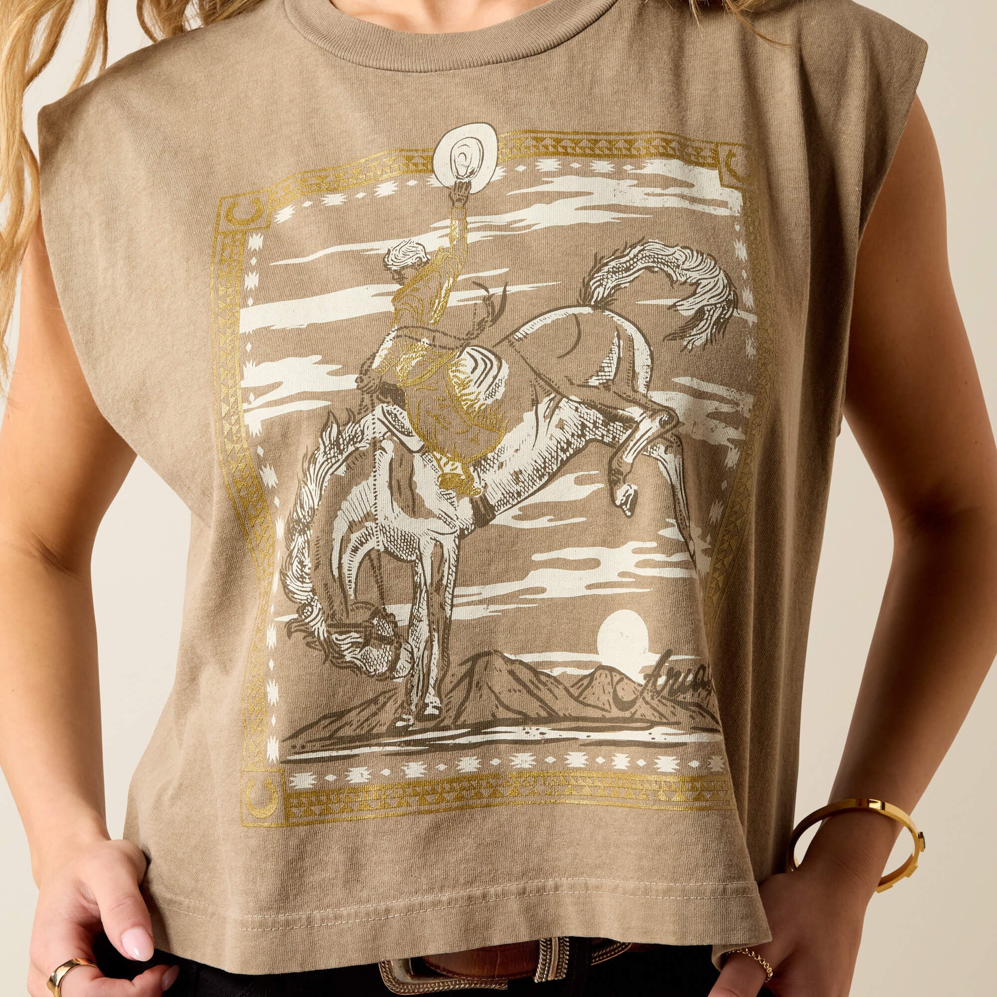 Women Ariat Bandana Rider T-Shirt | Ariat Outlet