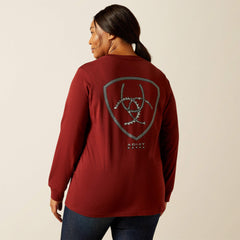 Women Rebar Cotton Strong Workshop Logo T-Shirt | Ariat for sale