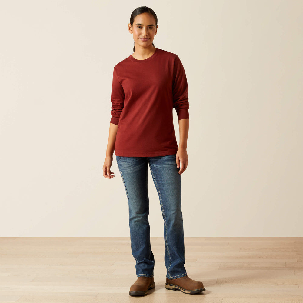 Women Rebar Cotton Strong Workshop Logo T-Shirt | Ariat for sale