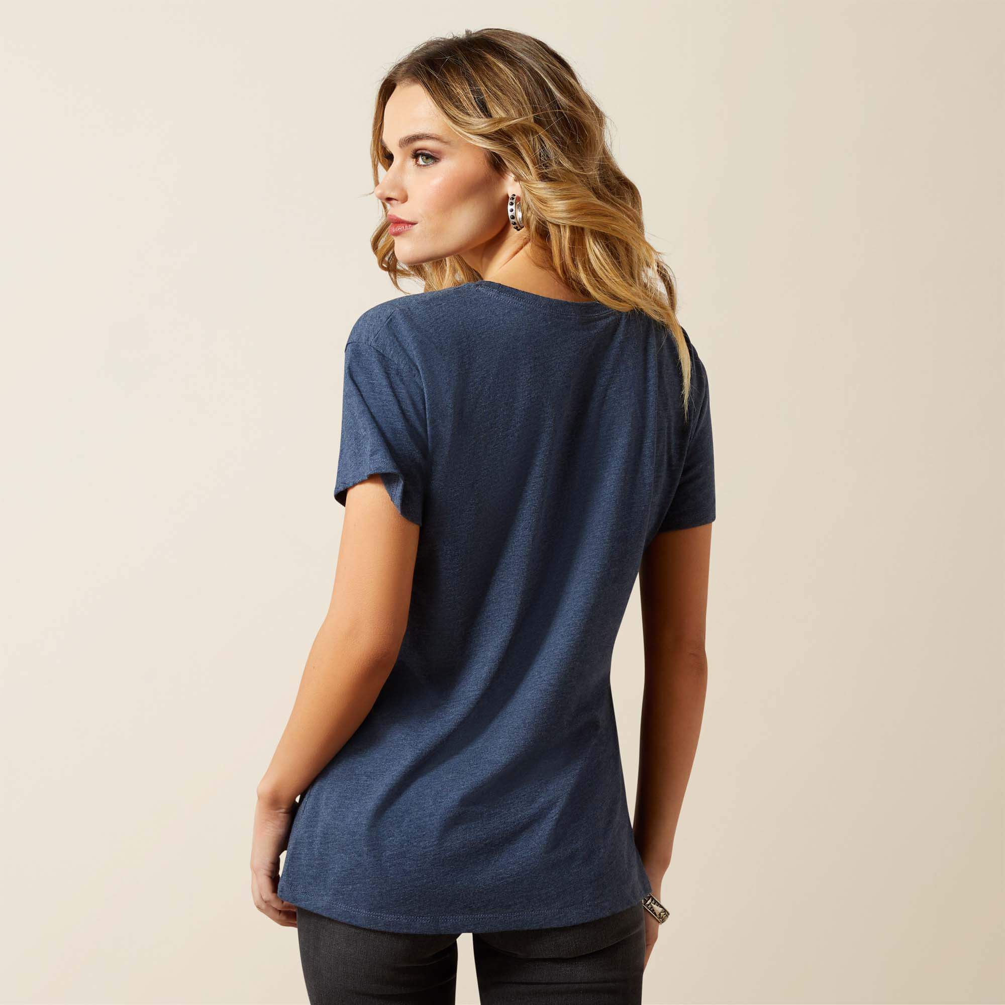 Women Ariat Bull Night Sky T-Shirt | Ariat