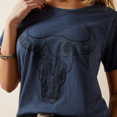 Women Ariat Bull Night Sky T-Shirt | Ariat