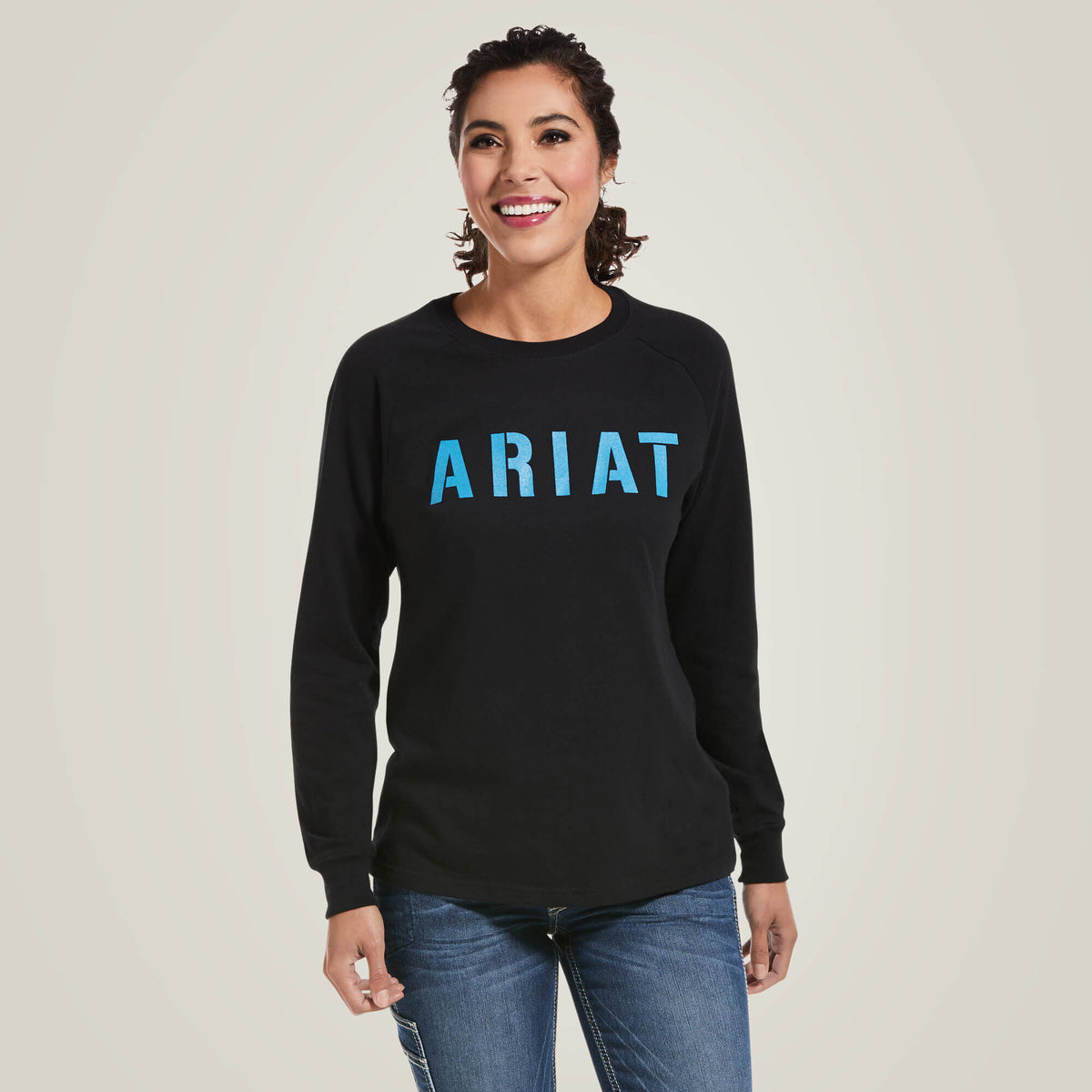 Women Rebar Cotton Strong Block T-Shirt | Ariat Outlet