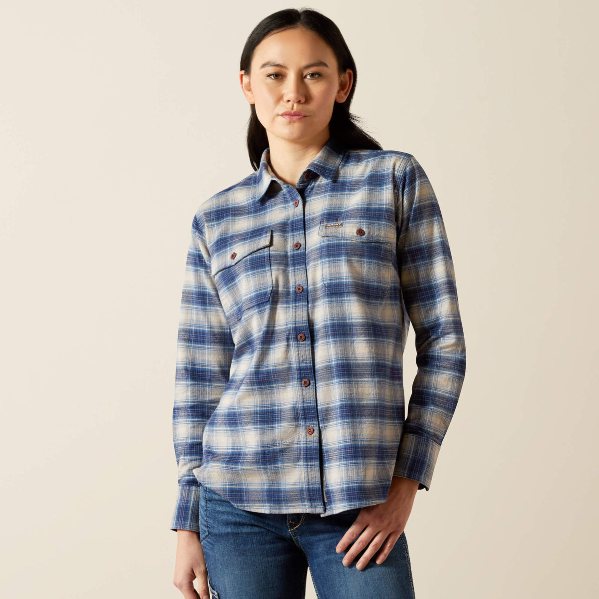 Women Rebar Flannel DuraStretch Work Shirt | Ariat on sale