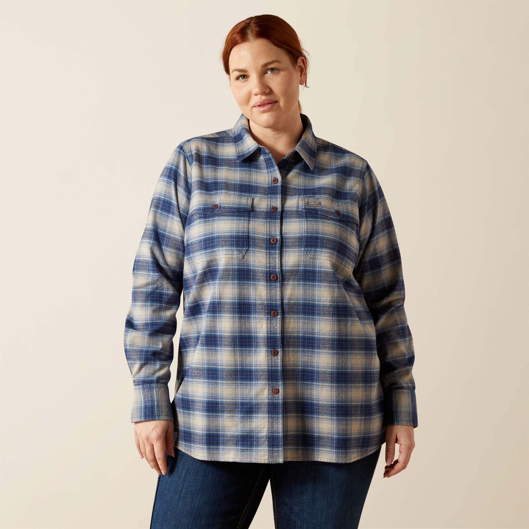 Women Rebar Flannel DuraStretch Work Shirt | Ariat on sale