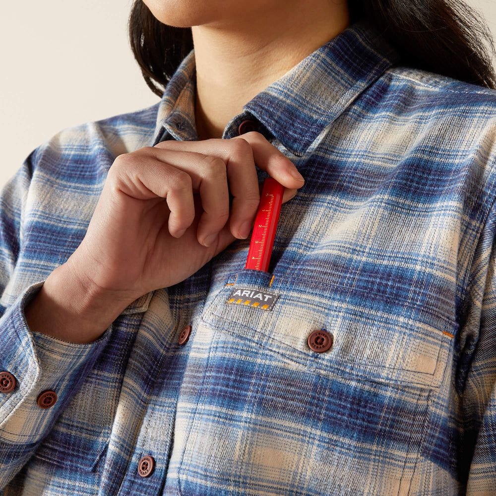 Women Rebar Flannel DuraStretch Work Shirt | Ariat on sale